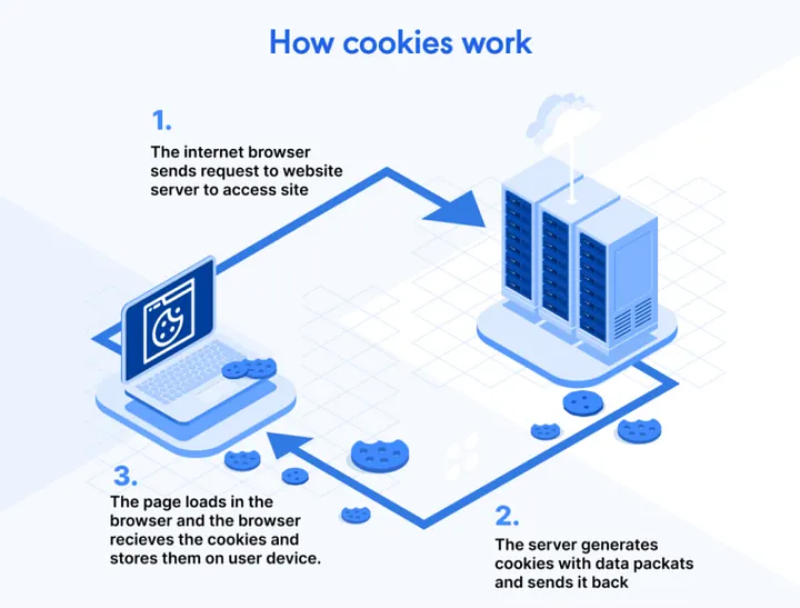 How cookies work in Web Applications